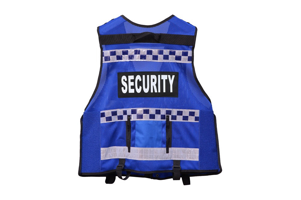 Rac3 Blue BS Hi Vis Security Tactical Dog Handler tac vest