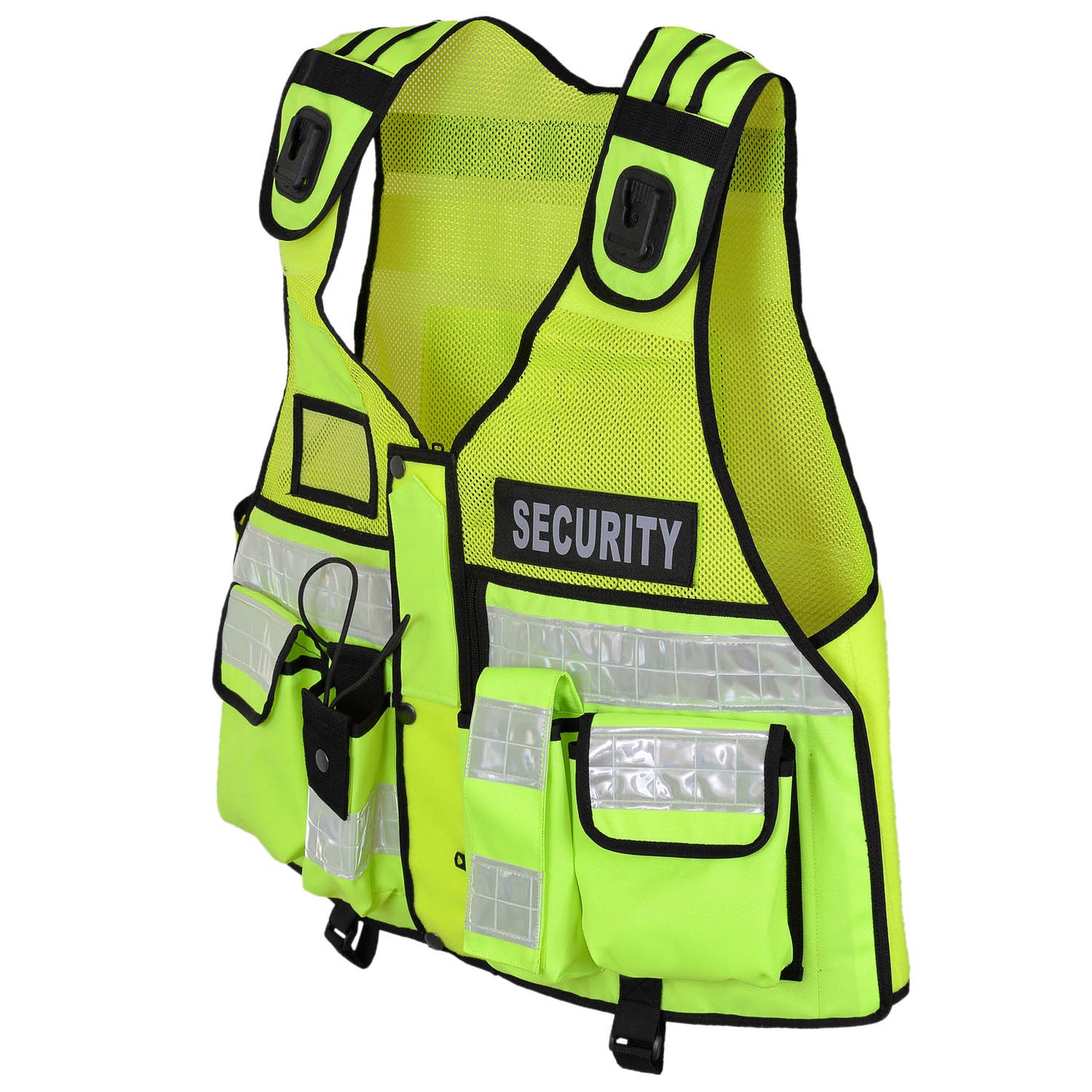 Rac3 yellow regular Hi Viz Tactical Security Dog Handler CCTV Tac Vest