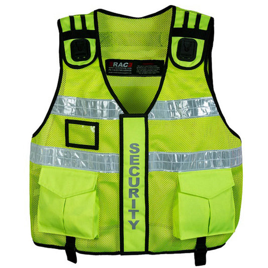 Rac3 Y-S Hi Viz Tactical Security Event Staff Tac Vest