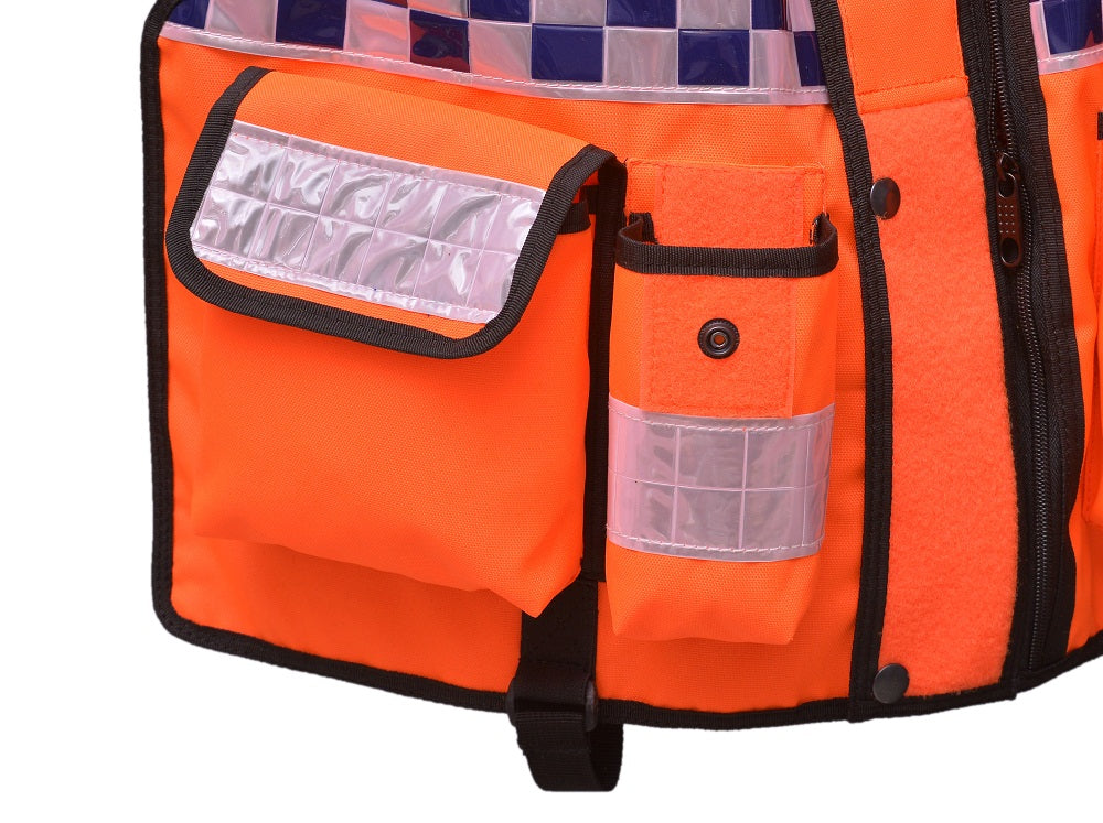 Rac3 Orange BS Hi Vis Security Tactical Dog Handler tac vest