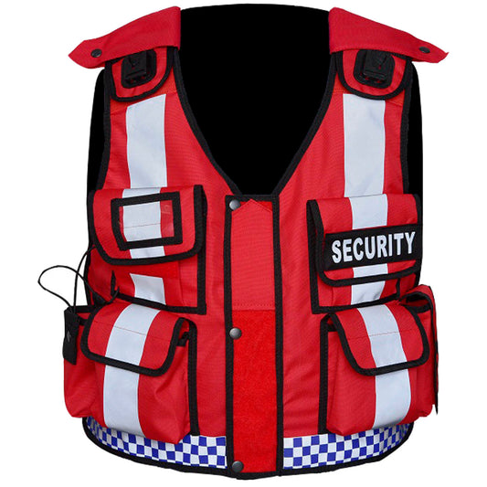 Rac3 Red Printed Security Tactical Enforcement Tac Ves