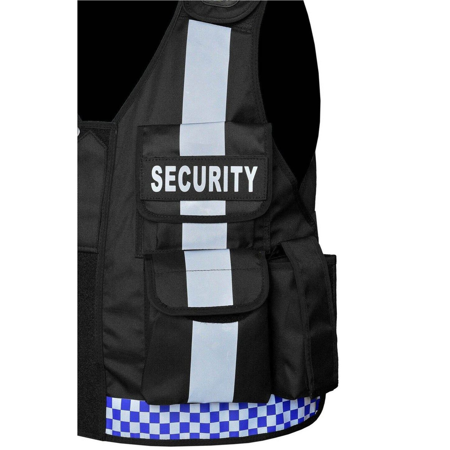 Rac3 Black Printed Security Tactical Enforcement Tac Vest