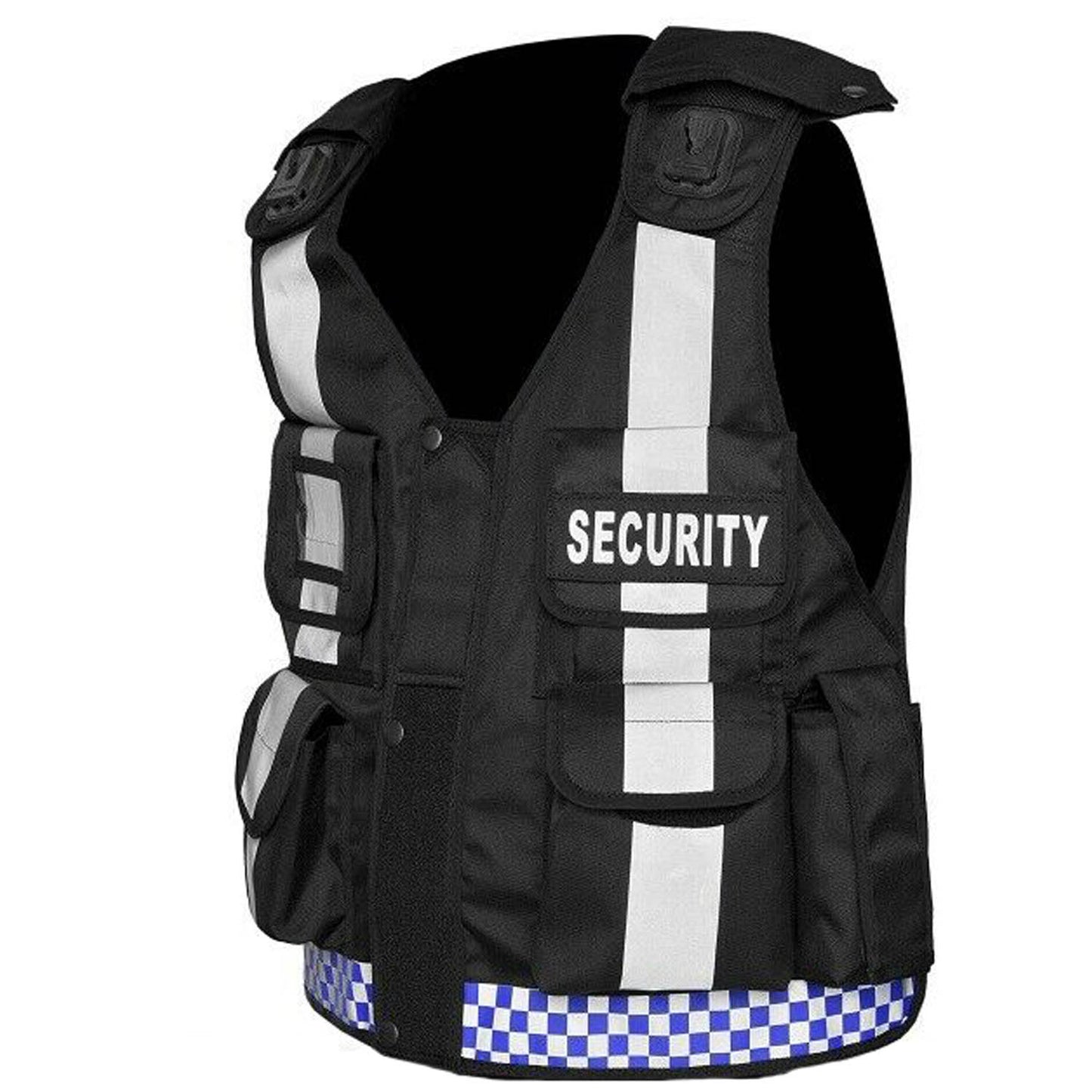 Rac3 Black Printed Security Tactical Enforcement Tac Vest