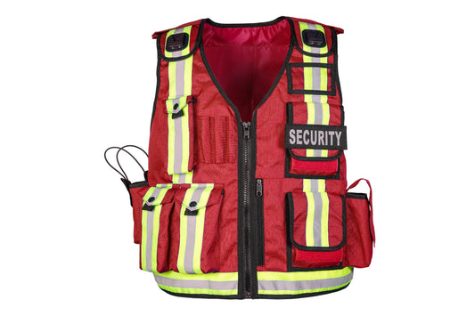 Rac3 New Red Hi Vis Security Tactical Dog Handler tac vest