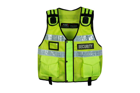 Rac3 YSB Hi VIz Tactical Security Dog Handler Tac Vest