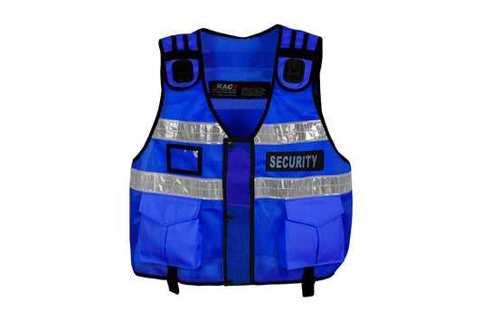 Rac3 Blue Short Security Tactical Enforcement Tac Vest