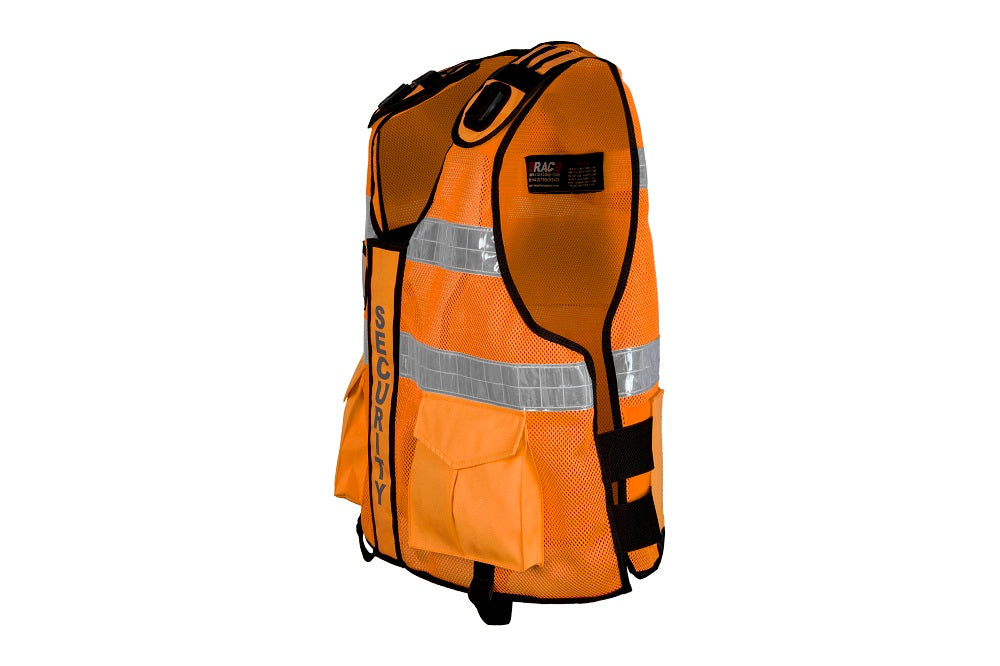 Rac3 Orange Short Security Tactical Enforcement Tac Vest