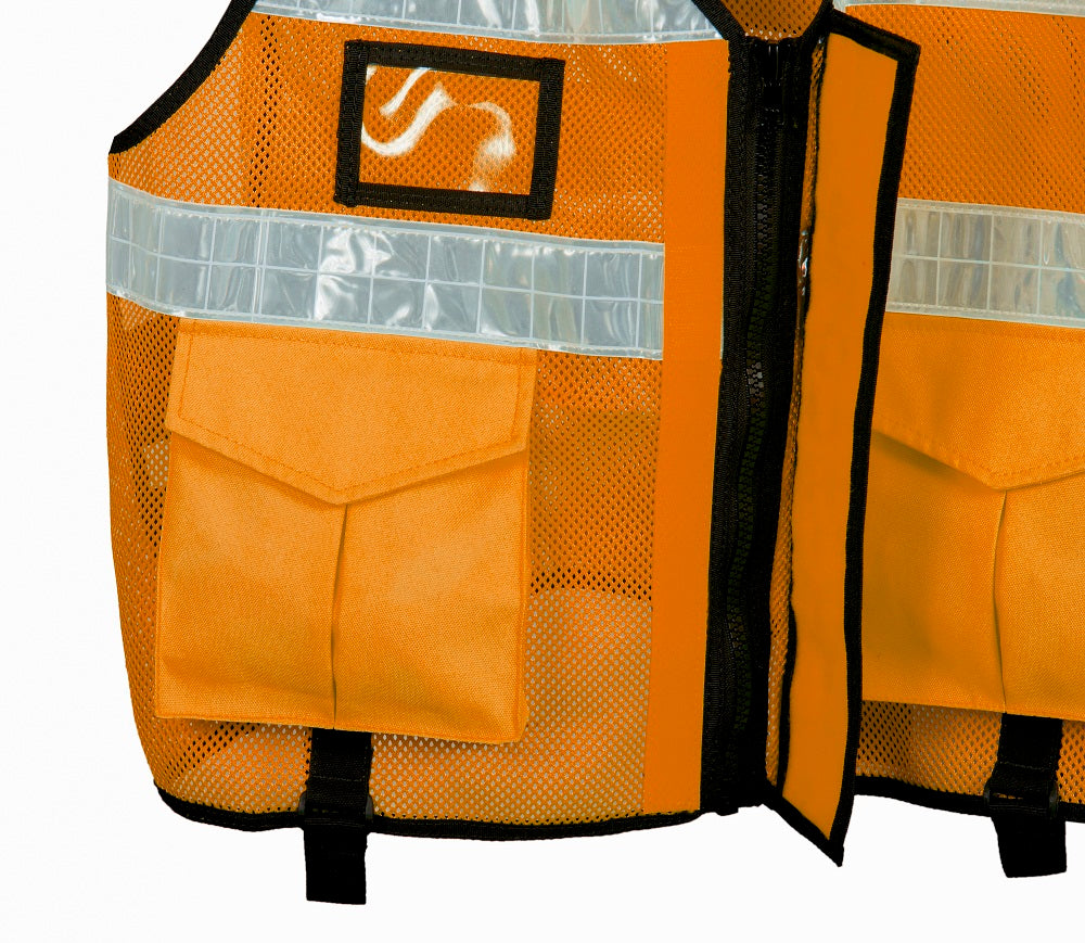 Rac3 Orange Short Security Tactical Enforcement Tac Vest