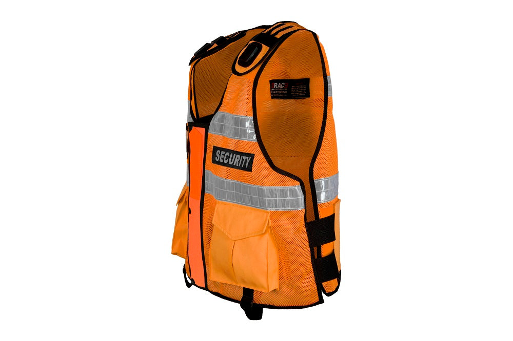 Rac3 Orange Short Security Tactical Enforcement Tac Vest