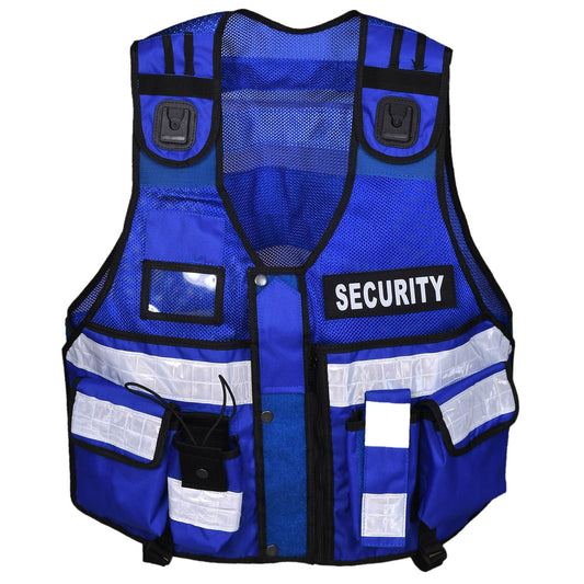 Rac3 Blue Regular Hi Viz Tactical Security Event Staff Tac Vest