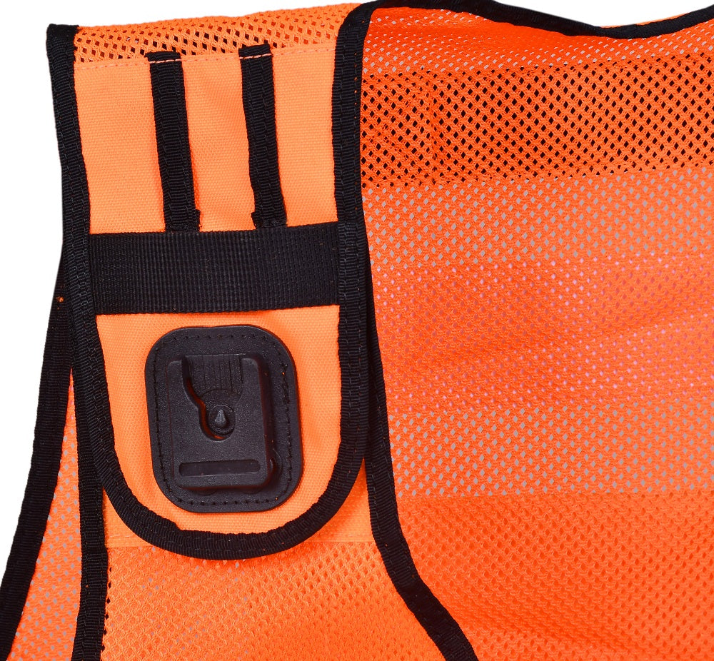 Rac3 Orange Regular Hi Viz Security Tactical CCTV Tac Vest