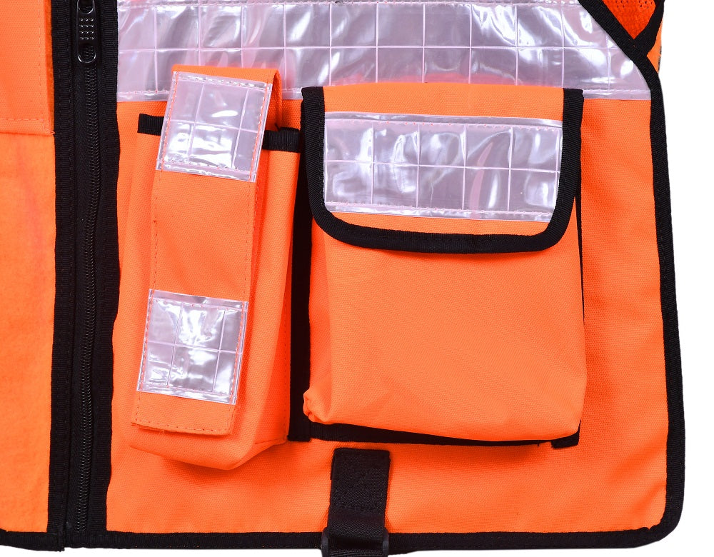 Rac3 Orange Regular Hi Viz Security Tactical CCTV Tac Vest