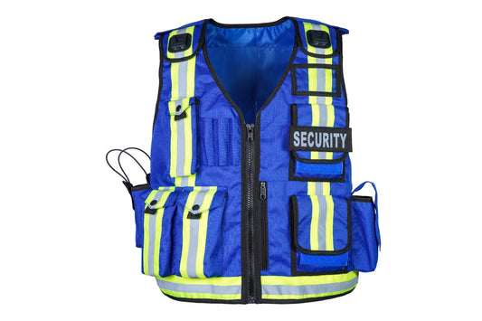 Rac3 New Blue Hi Vis Security Tactical Dog Handler tac vest