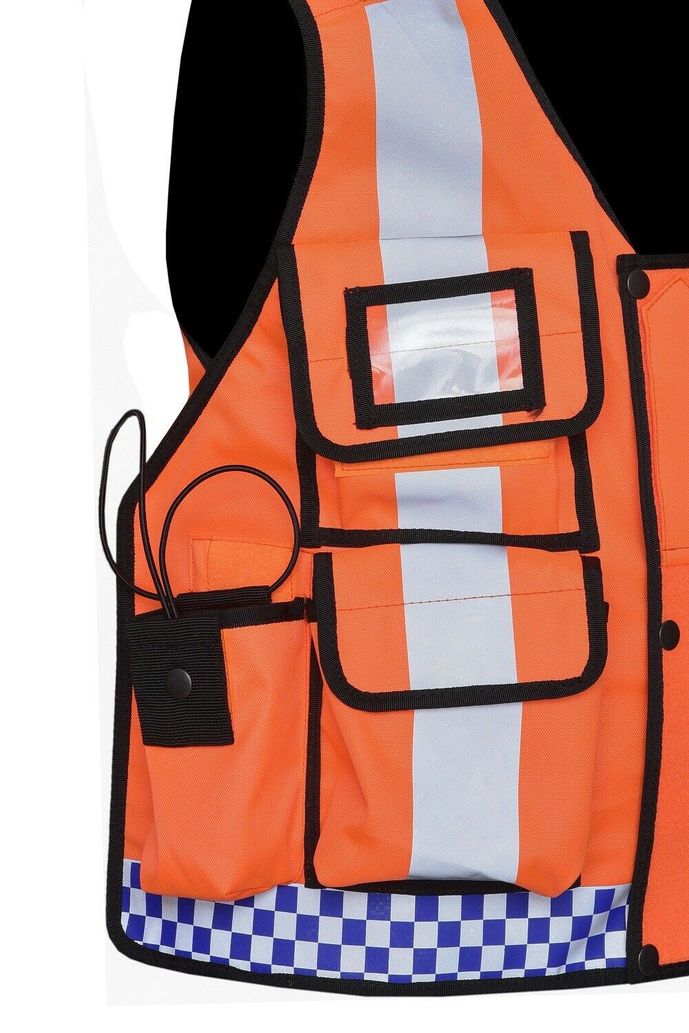 Rac3 Orange Printed Security Tactical Enforcement Tac Vest